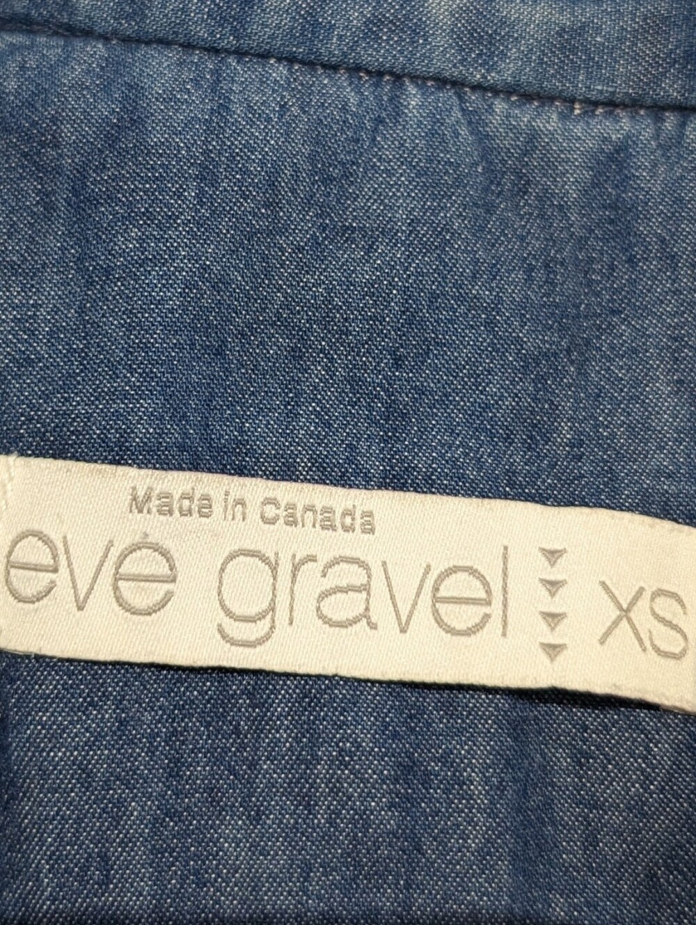 Eve Gravel Quilted Denim Button-Front Shirt Dress - Picture 5 of 5